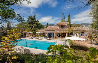 Foto 2 - Casa de 4 habitaciones en Le Tignet con piscina privada y vistas a la montaña