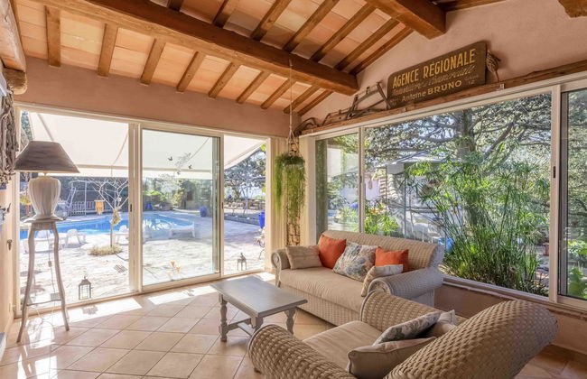 Casa de 5 quartos em Le Tignet com piscina privada e jardim - Foto 9