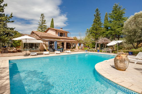 Foto 1 - Casa de 4 quartos em Le Tignet com piscina privada e vista para a montanha