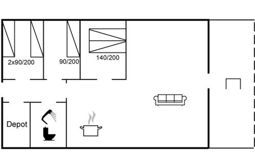 Foto 2 - Casa con 3 camere da letto a Blåvand con terrazza