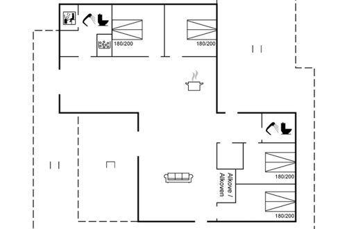 Foto 2 - Casa de 4 quartos em Rømø com terraço e sauna