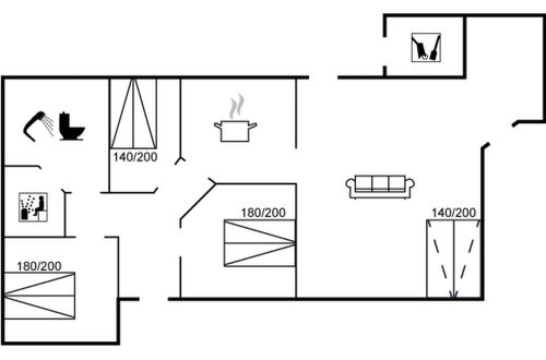 Photo 2 - Maison de 3 chambres à Thisted avec terrasse et sauna