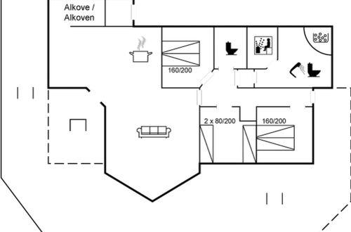 Foto 2 - Casa con 3 camere da letto a Harboøre con terrazza e sauna