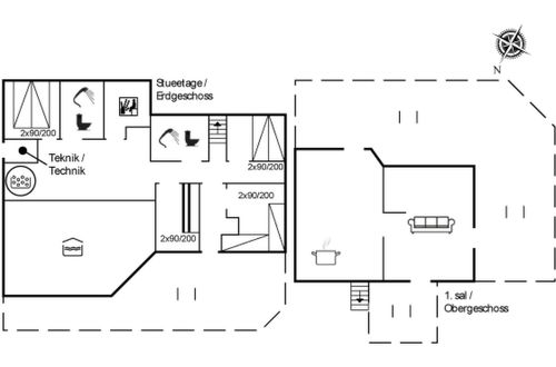 Foto 2 - Casa con 4 camere da letto a Saltum con piscina privata e terrazza