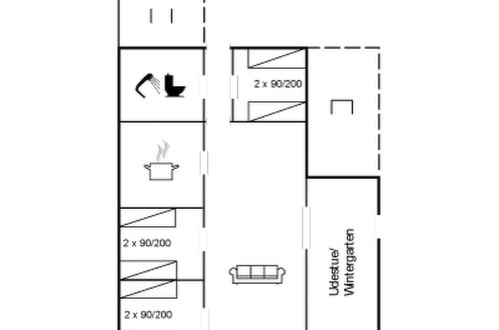 Foto 22 - Casa con 3 camere da letto a Rømø con terrazza