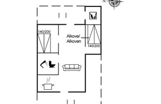 Foto 2 - Casa de 1 quarto em Rømø