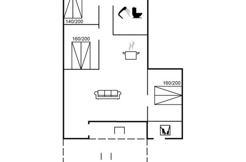 Foto 2 - Casa de 3 quartos em Rømø com terraço