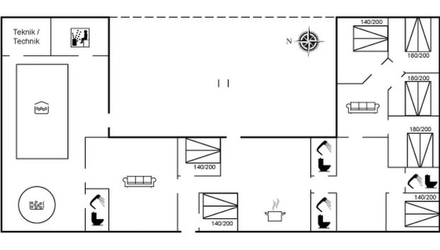 Haus mit 7 Schlafzimmern in Ulfborg mit privater pool und terrasse - Foto 2