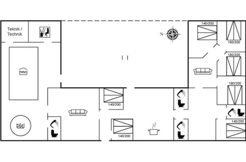 Foto 2 - Casa con 7 camere da letto a Ulfborg con piscina privata e terrazza