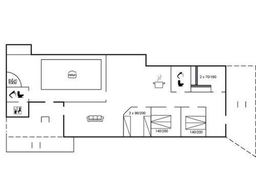Foto 30 - Haus mit 4 Schlafzimmern in Klitmøller mit privater pool und terrasse