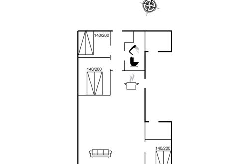 Foto 16 - Casa de 3 quartos em Saltum com terraço