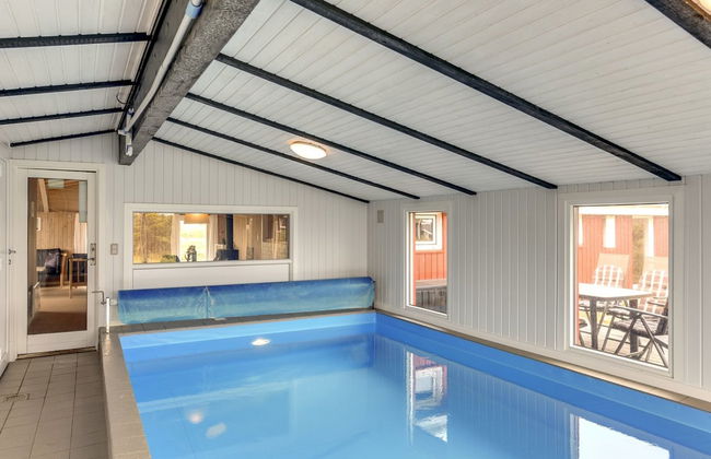 Casa con 4 camere da letto a Ringkøbing con piscina privata e terrazza - Foto 38
