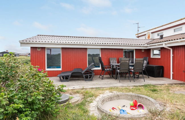Casa con 4 camere da letto a Ringkøbing con piscina privata e terrazza - Foto 8