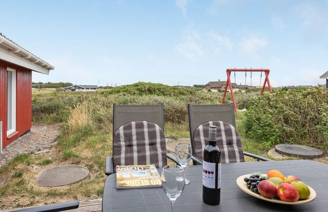 Casa con 4 camere da letto a Ringkøbing con piscina privata e terrazza - Foto 35