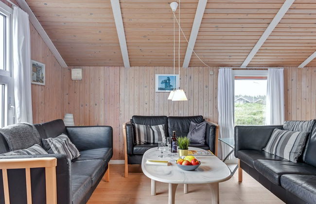 Casa con 4 camere da letto a Ringkøbing con piscina privata e terrazza - Foto 24