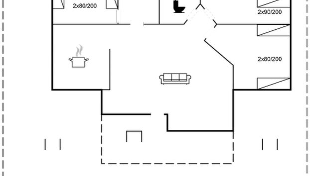 Casa con 3 camere da letto a Bindslev con terrazza - Foto 2