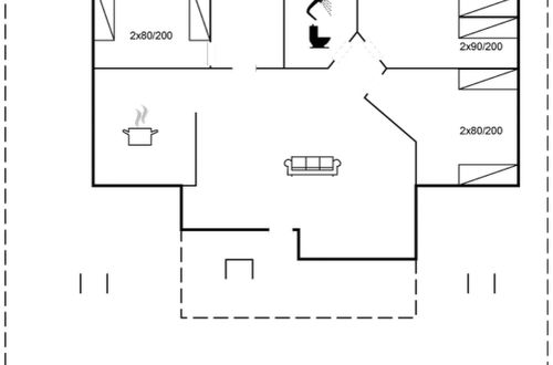 Foto 2 - Haus mit 3 Schlafzimmern in Bindslev mit terrasse