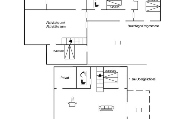 Haus mit 4 Schlafzimmern in Pandrup mit terrasse - Foto 2