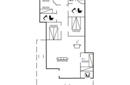 Foto 30 - Casa de 4 quartos em Otterup com terraço e sauna