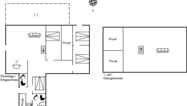 Casa de 5 quartos em Bredebro com terraço e sauna - Foto 2