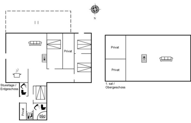 Casa de 5 quartos em Bredebro com terraço e sauna - Foto 2