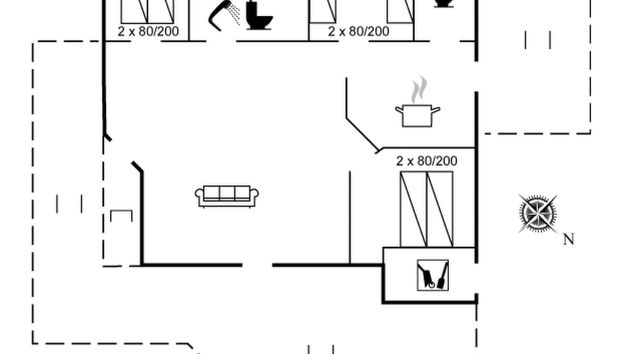 Haus mit 3 Schlafzimmern in Rudkøbing mit terrasse und sauna - Foto 2