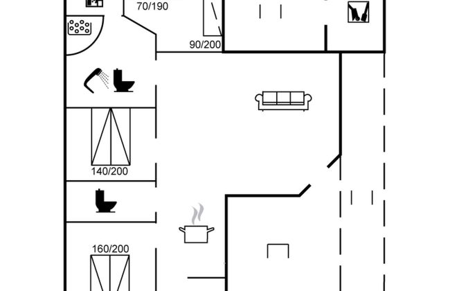 Casa con 3 camere da letto a Vinderup con terrazza e sauna - Foto 2