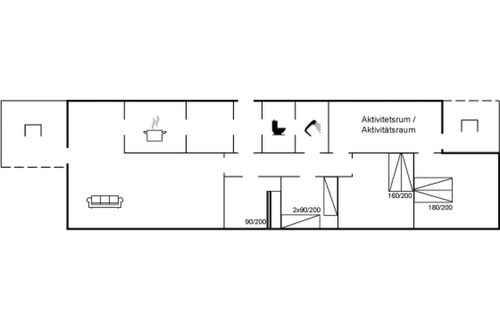 Foto 2 - Casa con 4 camere da letto a Sæby con terrazza