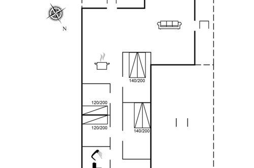 Foto 24 - Casa de 4 quartos em Bindslev com terraço
