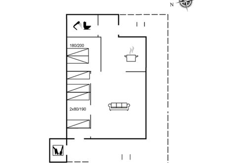 Photo 2 - Maison de 3 chambres à Sønder Vorupør avec terrasse