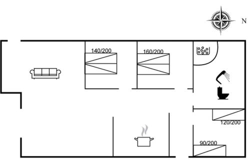 Foto 2 - Casa con 3 camere da letto a Jægerspris con terrazza