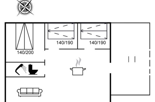 Foto 22 - Casa con 3 camere da letto a Næs con terrazza