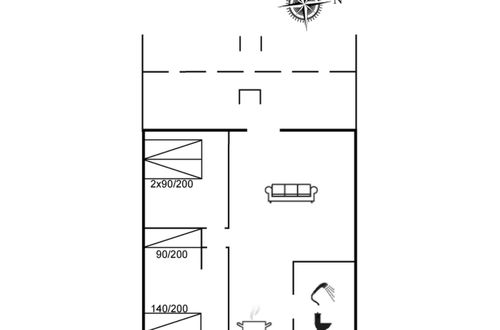 Foto 2 - Apartamento de 2 quartos em Aakirkeby com piscina e terraço