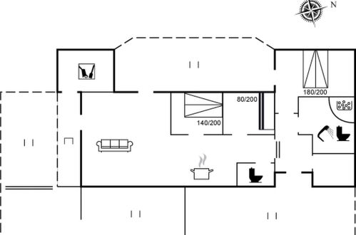 Foto 18 - Haus mit 3 Schlafzimmern in Løkken mit terrasse