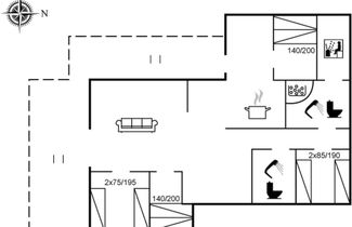 Foto 2 - Casa de 4 quartos em Løkken com sauna