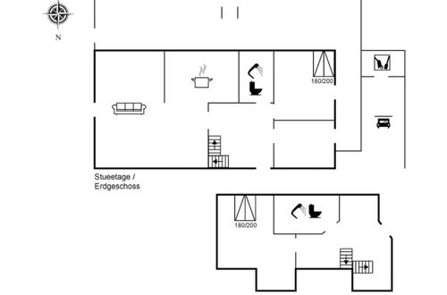 Foto 2 - Casa de 2 quartos em Løkken com terraço