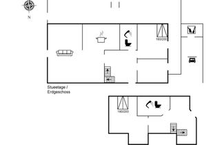 Foto 2 - Casa de 2 quartos em Løkken com terraço