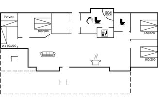 Foto 2 - Casa de 4 quartos em Hasle com terraço e sauna