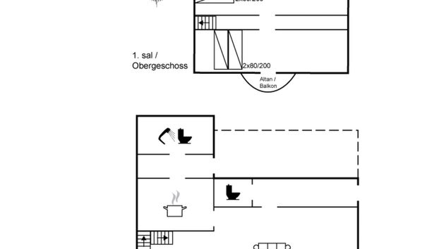Haus mit 2 Schlafzimmern in Rønne mit terrasse - Foto 2