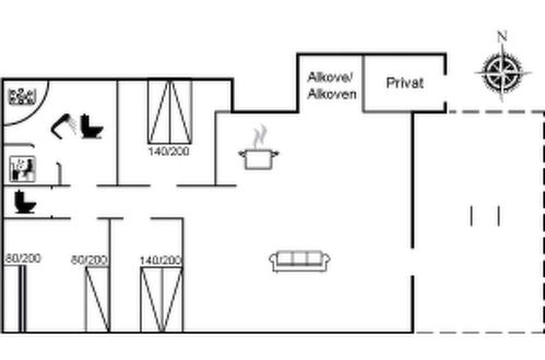 Photo 27 - Maison de 3 chambres à Bindslev avec terrasse et sauna