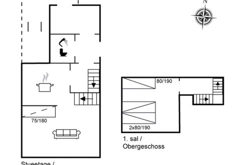 Foto 15 - Apartment mit 1 Schlafzimmer in Hvide Sande