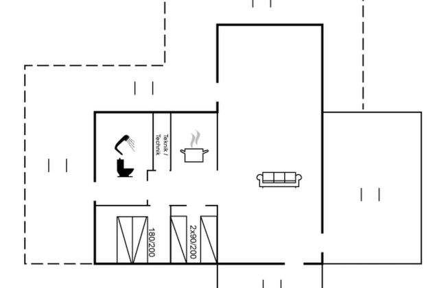 Casa de 2 quartos em Klitmøller com terraço - Foto 17