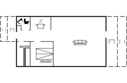Foto 2 - Casa de 2 quartos em Hals com terraço