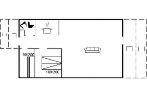 Foto 25 - Casa con 2 camere da letto a Hals con terrazza