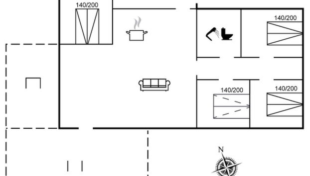 Casa con 4 camere da letto a Toftlund con terrazza - Foto 2