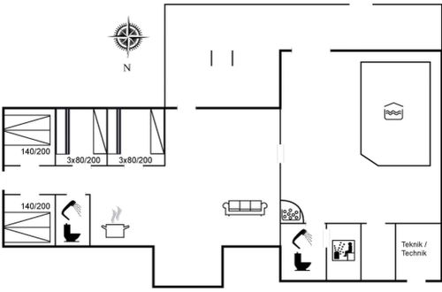 Photo 2 - Maison de 4 chambres à Løkken avec piscine privée et terrasse