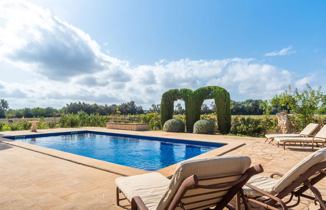 Casa de 3 quartos em Porreres com piscina privada e jardim - Foto 24