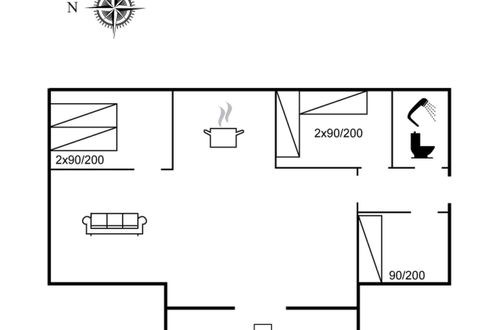 Foto 2 - Casa con 3 camere da letto a Vesterø Havn con terrazza