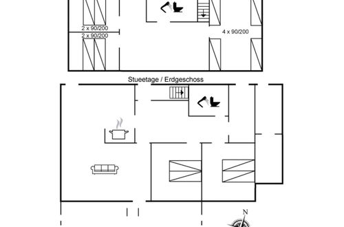Foto 2 - Casa con 5 camere da letto a Henne con terrazza