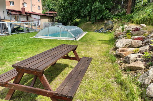 Foto 38 - Apartment mit 2 Schlafzimmern in Desná mit schwimmbad und garten